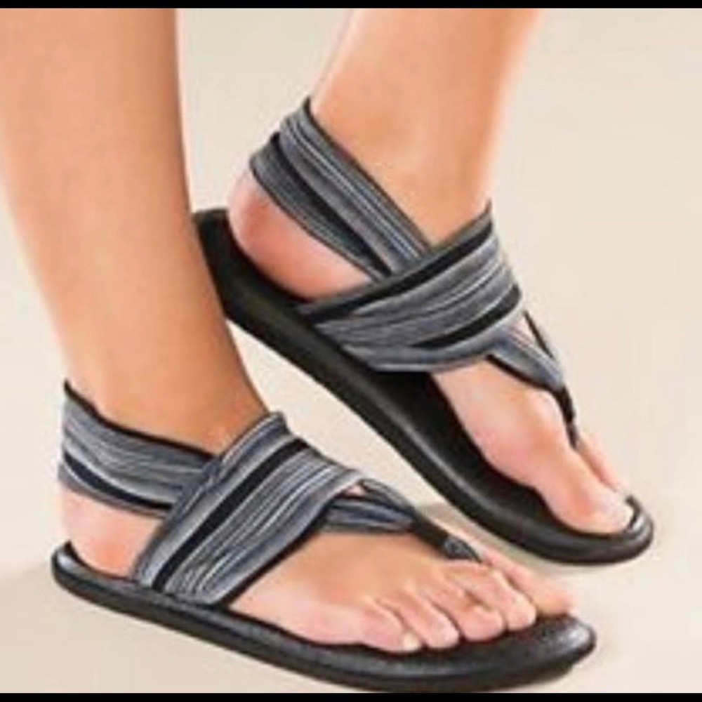 Sanuk Yoga Sling Flat Sandals NWOT